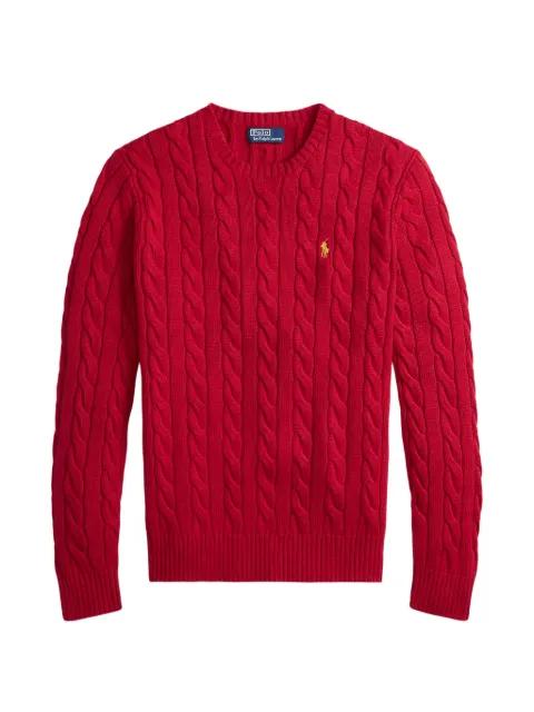 cable-knit crew-neck sweater by POLO RALPH LAUREN