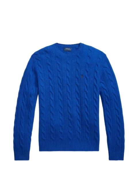 cable-knit crew-neck sweater by POLO RALPH LAUREN