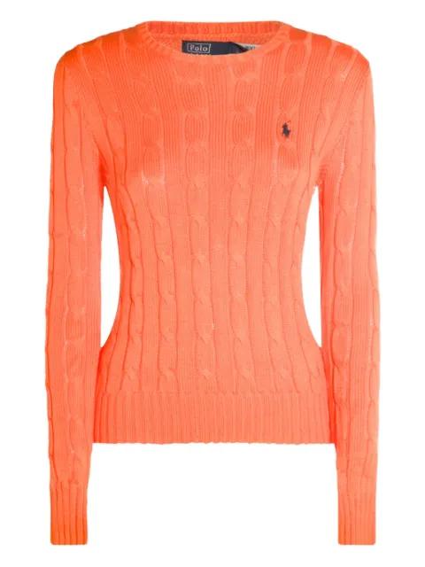 cable-knit crew-neck sweater by POLO RALPH LAUREN