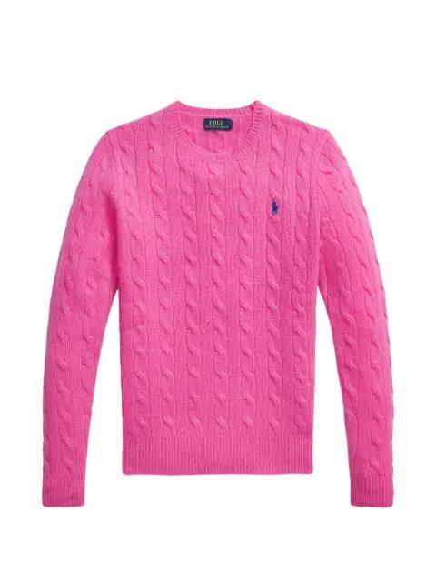 cable-knit crew-neck sweater by POLO RALPH LAUREN