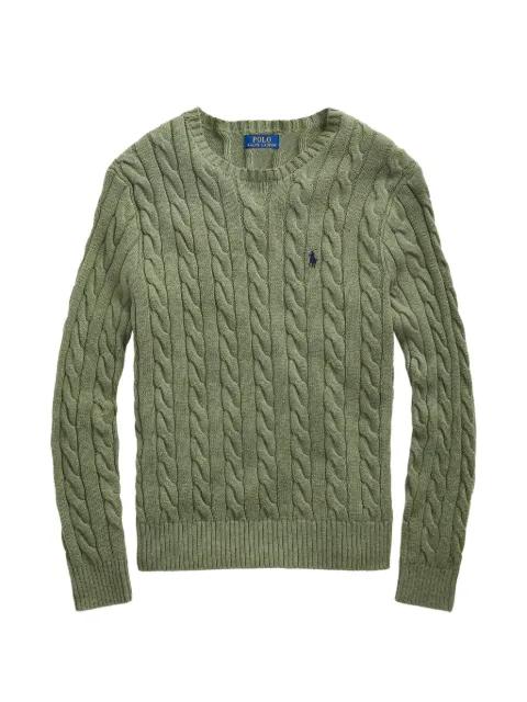cable-knit crew-neck sweater by POLO RALPH LAUREN