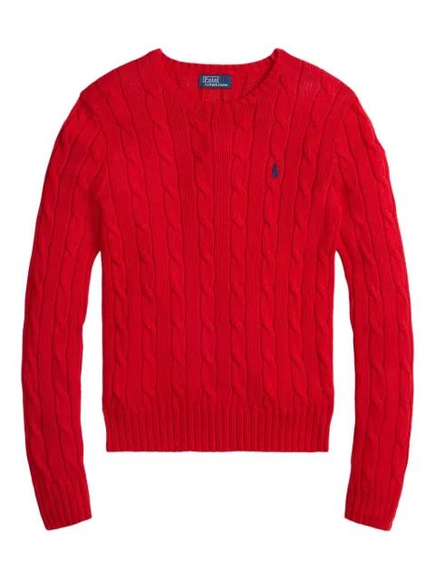 cable-knit crew-neck sweater by POLO RALPH LAUREN