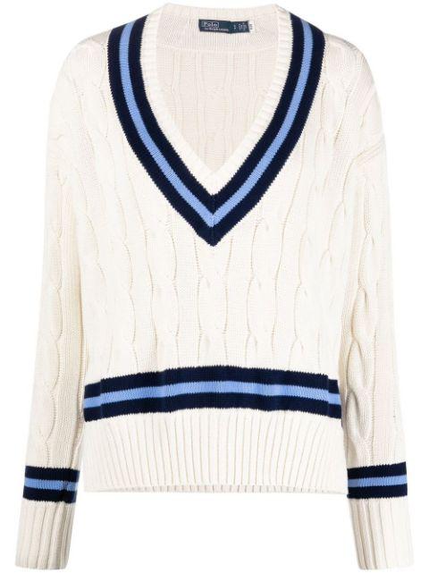cable-knit cricket jumper by POLO RALPH LAUREN