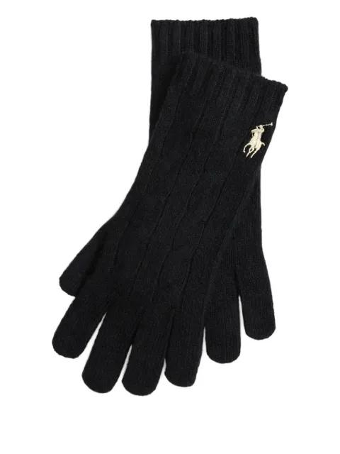 cable-knit gloves by POLO RALPH LAUREN