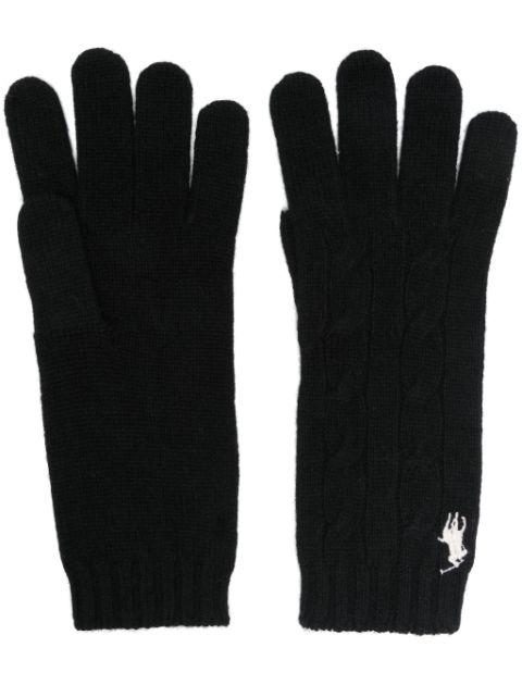 cable-knit gloves by POLO RALPH LAUREN