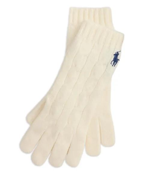 cable-knit gloves by POLO RALPH LAUREN