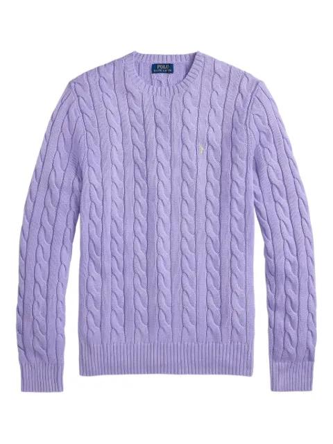 cable-knit long-sleeve sweater by POLO RALPH LAUREN