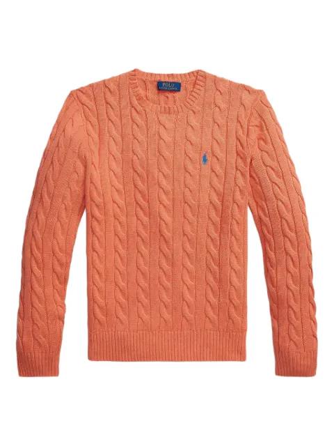 cable-knit long-sleeves sweater by POLO RALPH LAUREN