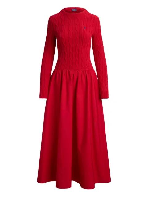cable-knit maxi dress by POLO RALPH LAUREN