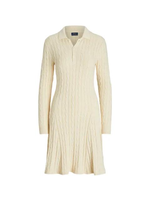 cable-knit midi dress by POLO RALPH LAUREN