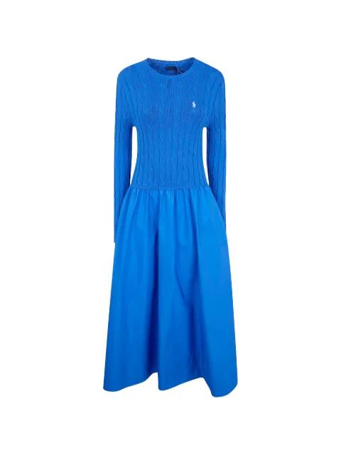 cable-knit midi dress by POLO RALPH LAUREN