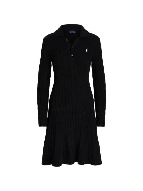 cable-knit polo midi dress by POLO RALPH LAUREN