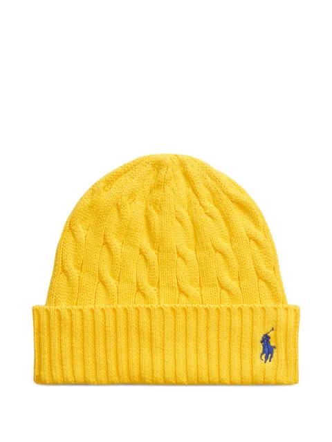 cable-knit ribbed beanie by POLO RALPH LAUREN