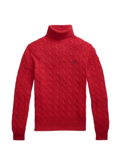cable-knit roll neck sweater by POLO RALPH LAUREN
