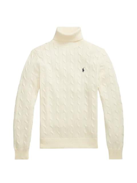 cable-knit roll neck sweater by POLO RALPH LAUREN