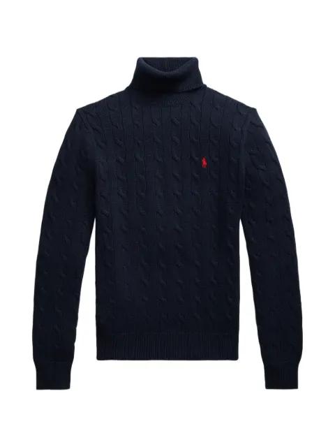 cable-knit roll neck sweater by POLO RALPH LAUREN