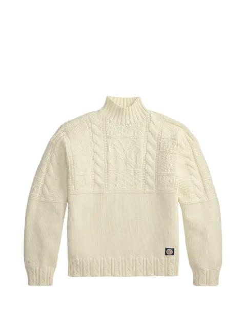 cable-knit roll neck sweater by POLO RALPH LAUREN