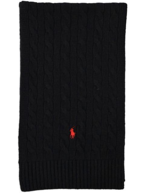 cable-knit scarf by POLO RALPH LAUREN