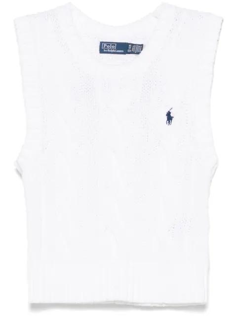 cable-knit vest by POLO RALPH LAUREN
