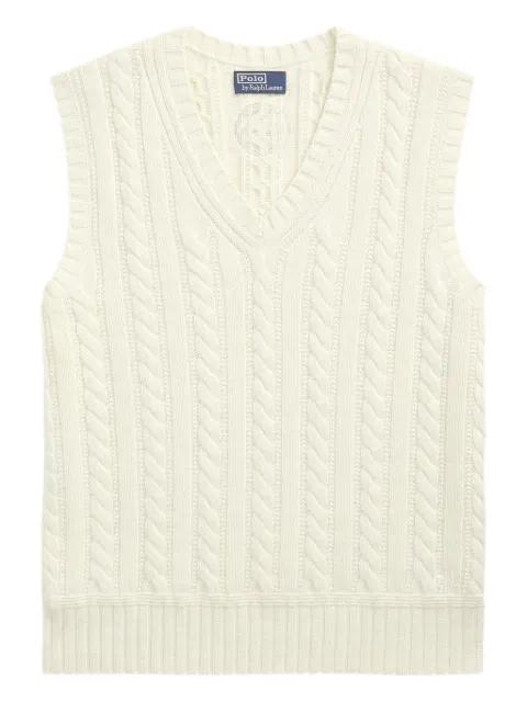 cable-knit vest by POLO RALPH LAUREN