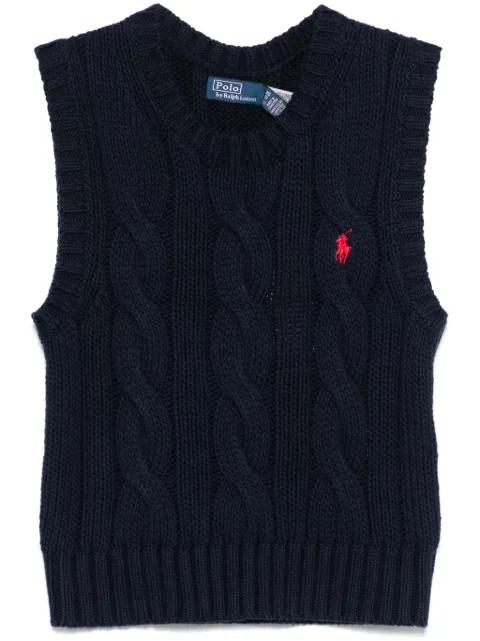 cable-knit vest by POLO RALPH LAUREN