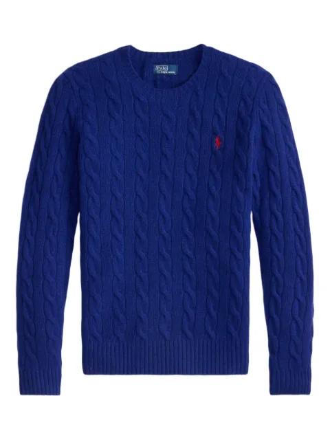 cable-knit wool pullover by POLO RALPH LAUREN