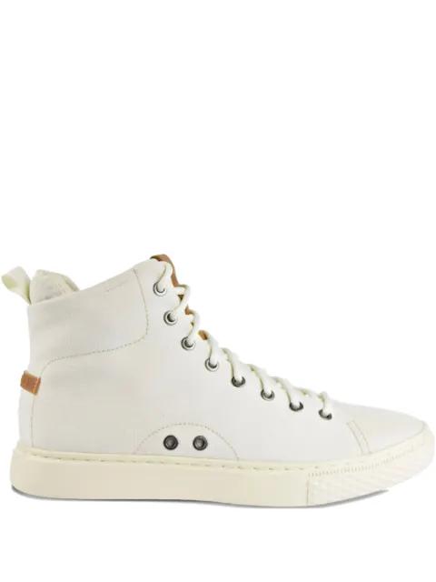 canvas high-top trainers by POLO RALPH LAUREN