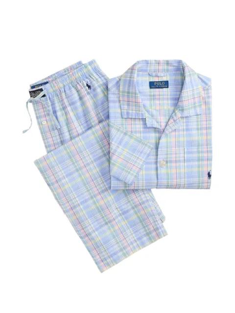 check cotton pyjama set by POLO RALPH LAUREN