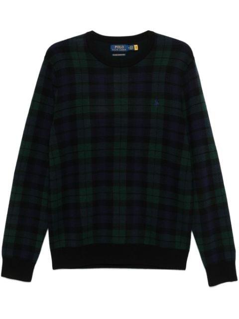 check-pattern sweater by POLO RALPH LAUREN