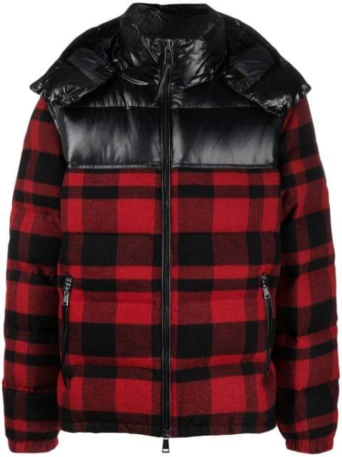 check-print puffer jacket by POLO RALPH LAUREN