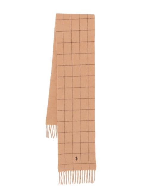checked scarf by POLO RALPH LAUREN