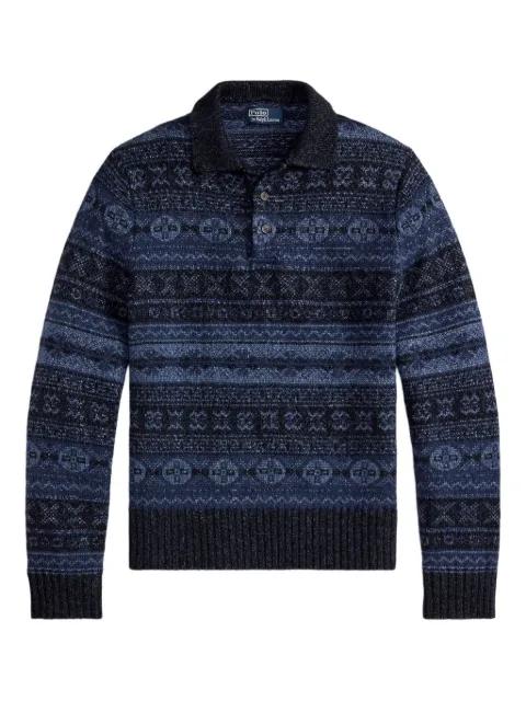collared long-sleeve sweater by POLO RALPH LAUREN