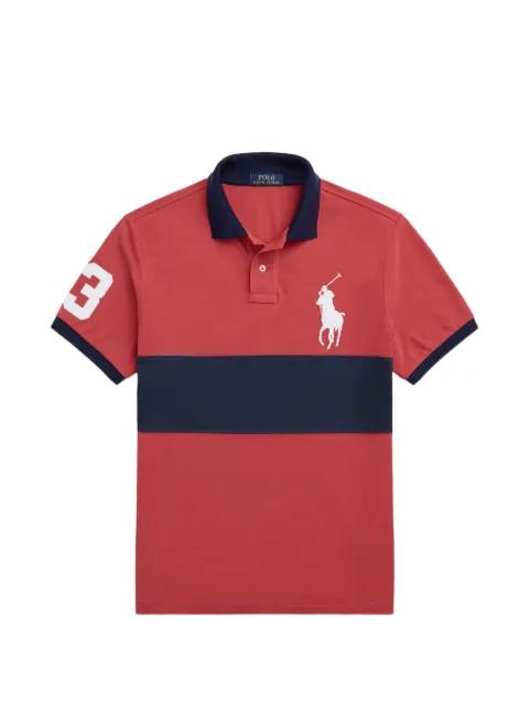 colour-block big-logo polo shirt by POLO RALPH LAUREN