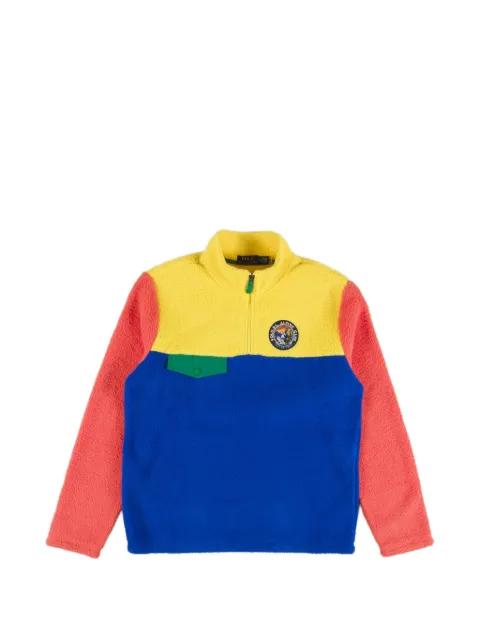 colour-block logo sweatshirt by POLO RALPH LAUREN