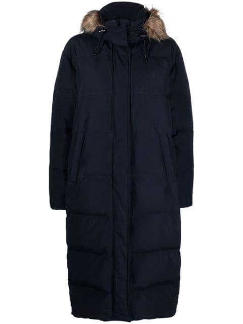 concealed-fastening hoodied parka by POLO RALPH LAUREN