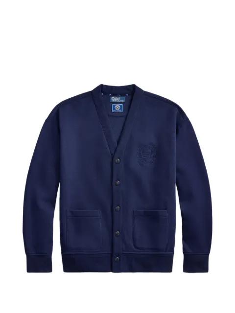 crest patch pocket cardigan by POLO RALPH LAUREN