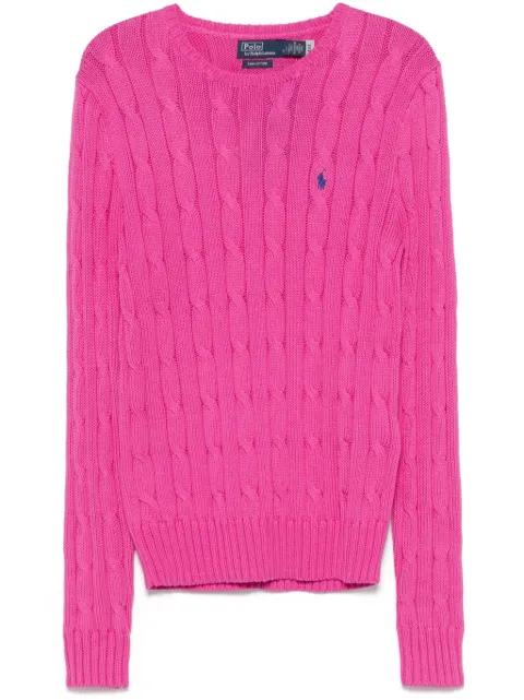 crew-neck cable-knit sweater by POLO RALPH LAUREN