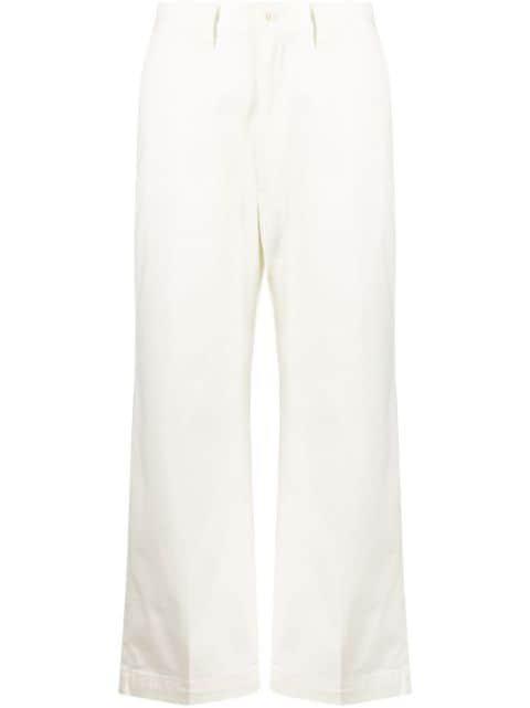 cropped flared trousers by POLO RALPH LAUREN