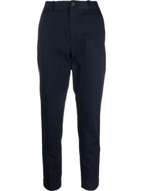 cropped slim-cut chinos by POLO RALPH LAUREN