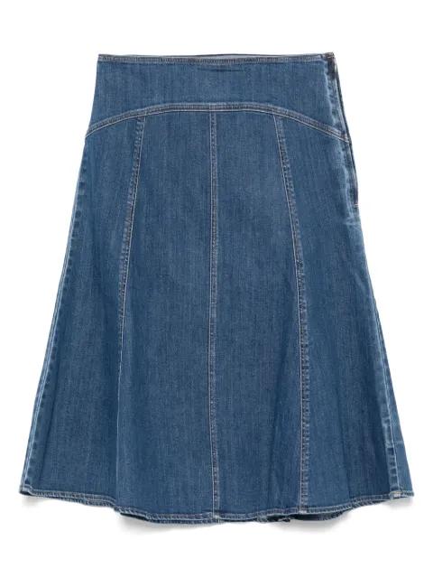denim midi skirt by POLO RALPH LAUREN