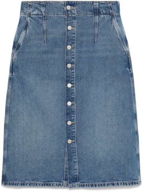 denim midi skirt by POLO RALPH LAUREN