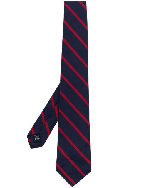 diagonal-stripe silk tie by POLO RALPH LAUREN