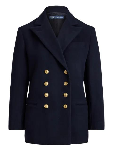 double-breasted long-sleeve jacket by POLO RALPH LAUREN