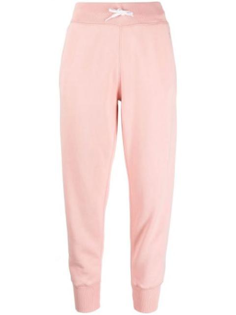 drawstring-waist cotton-blend track pants by POLO RALPH LAUREN