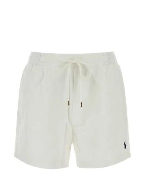 drawstring-waist embroidered-logo shorts by POLO RALPH LAUREN
