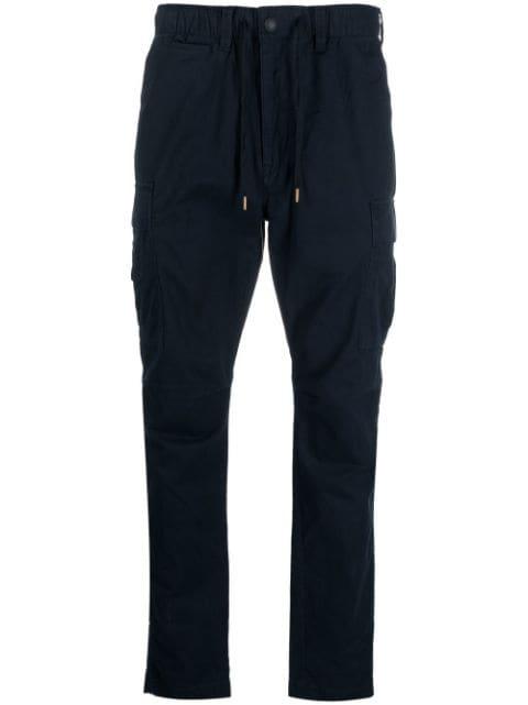 drawstring-waist tapered trousers by POLO RALPH LAUREN