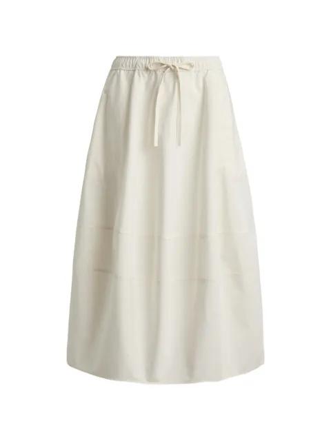 elasticated-waistband midi skirt by POLO RALPH LAUREN