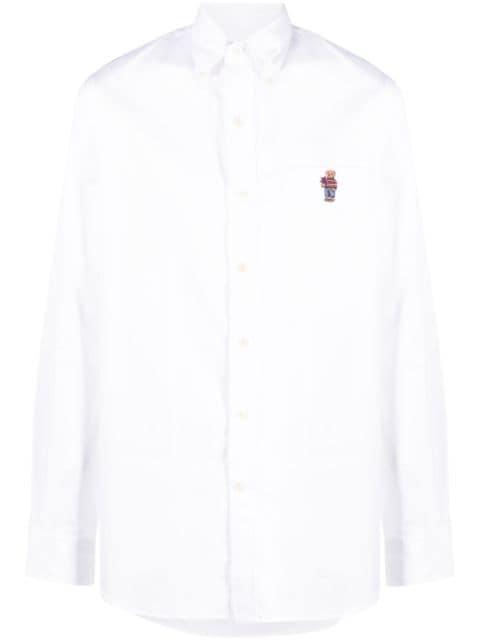 embroidered-bear shirt by POLO RALPH LAUREN