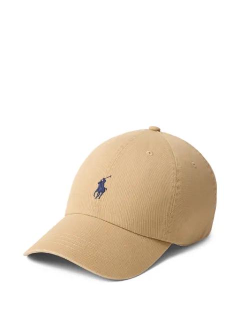 embroidered cotton chino ball cap by POLO RALPH LAUREN