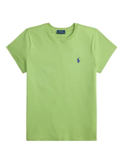 embroidered crewneck tee by POLO RALPH LAUREN